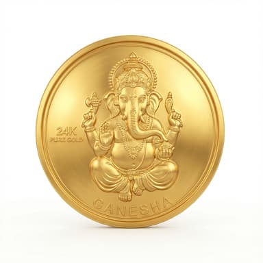 Ganesh Gold Coin